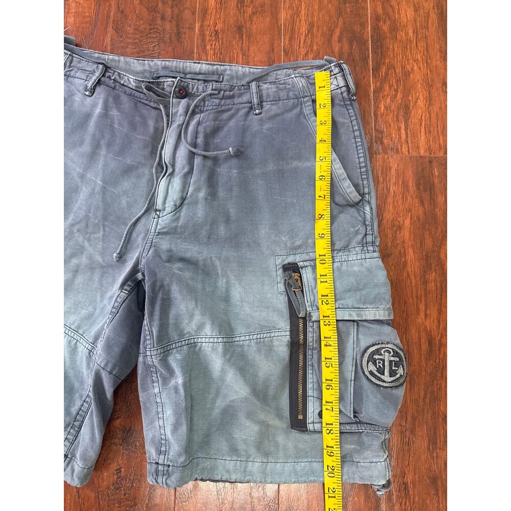 Polo by Ralph Lauren Cargo Shorts Blue Size 34 RL-67 Utility Vintage Style - Picture 7 of 8
